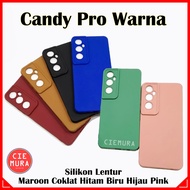 HIJAU CIE Candy Pro Color Oppo A3 PRO A3X A5i A5 Flexible Silicone Softcase Protect Camera Maroon Br