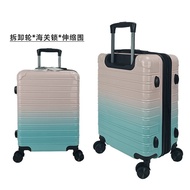 ABS Travel Suitcase Zipper Carry-on Rolling Luggage Large Capacity Export High Appearance Anti-theft