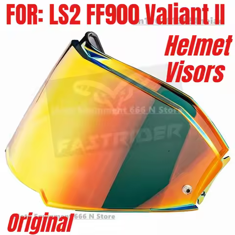 FOR Original LS2 FF900 Valiant II Helmet Visors 180 Degrees Flip Up Motorcycle Helmet with Patch Hol