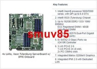 現貨SuperMicro 超微 X8DTI-LN4F 主板 雙路 1366 X58 4口網卡滿300出貨