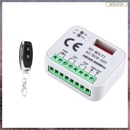 [L E U R] Universal Garage Door Opener Switch with Remote Control  Frequency 300-868Mhz Receiver 9-3