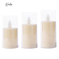 [Noel.sg] Flickering Flameless Candles Battery Operated LED Tealight for Wedding Party #G