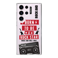 [S23ultra][S22ultra] HI-SHIELD Stylish เคสใสกันกระแทก Samsung S23ultra รุ่น Music2