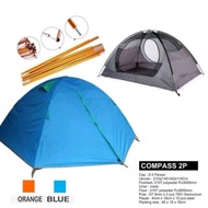 TENDA Ultralight Compass Double Layer 2 Person Waterproof Camping Tent
