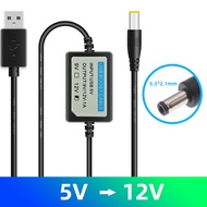 USB STEP UP Kabel Adapter Step Up 5V TO 9V/12V DC CONVERTER 5V KE 12V / 5V KE 9V Untuk Lampu Strip Led Router Wifi Kipas listrik