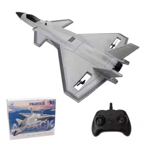 2CH RC Fighter FX630 Remote Control Airplane J20 EPP Foam Glider with Gyro Plane Model Toys for Chil
