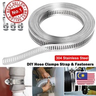 MC# Hose Clamp Strap, Large Adjustable Hose Clamps,  304 Stainless Steel Pipe Ducting Hose Clamp Pip