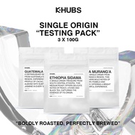 K-hubs K3 Bean Testing Pack - Single Origin 3 Packs 100g Coffee Bean / pack