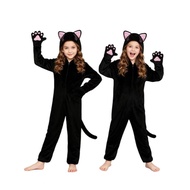 Cat Costume For Girls Animal Costume Black Cat Dalmatian Costume for Kids Halloween Costumes COSPLAY