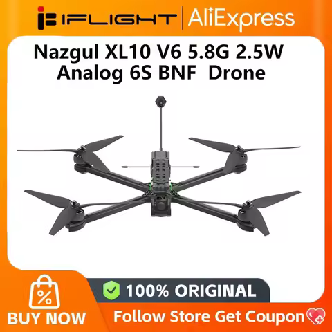 IFLIGHT Nazgul XL10 V6 5.8G 2.5W Analog 6S Brushless Front Plate with BLITZ E55 4-in-1 ESC for FPV Q