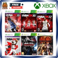 XBOX 360 / NBA 2K15 / NBA 2K16 / NBA 2K17 / NBA 2K18 / Tekken 6 / Tekken Tag Tournament 2