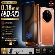 0.18mm Anti Spy Tempered Glass For OPPO Find N6 Find X9 X8 Ultra X9s Pro X8s X8s+X9 Pro X9 Reno 15 P