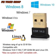 P67 New Mini USB Bluetooth Adapter V4.0 Wireless Dongle CSR 4.0