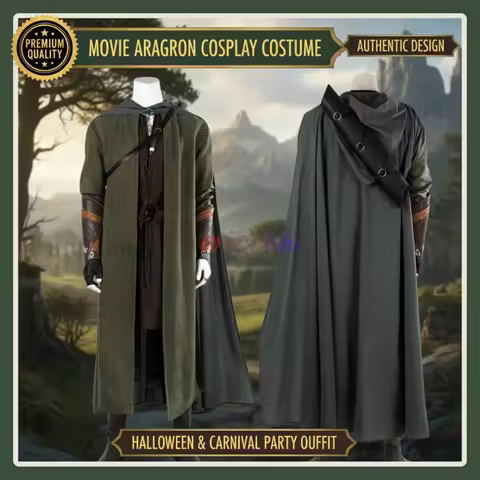 ⇇⇈⇉Men's Aragorn Cosplay Costume Set Estel Strider Thorongil Outfit ❤ Halloween Carnival Party 2026⇐