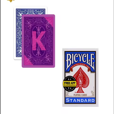 Infrared Marked Bicycle Standard Playing Cards For Infrared Sunglasses & Infrared Contact lenses (On