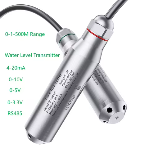 Hydrostatic Liquid Level Sensor Transmitter DC24V DC5V Power Liquid Transducer 0-1m 2m 5m 10m 15m to