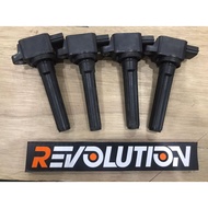 Mitsubishi LANCER 10 INSPIRA 4B11T SST  Turbo  Plug Coil 1set 4 pc ITEM ORI USED HALF CUT