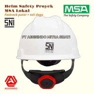 Safety Helmet SNI MSA Lokal Helm Proyek + Sarang Putar Fastrack