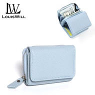 LouisWill กระเป๋าสตางค์ Womens Wallet Short Wallet Simple Fashion Purse Large Capacity Money Bag Lit