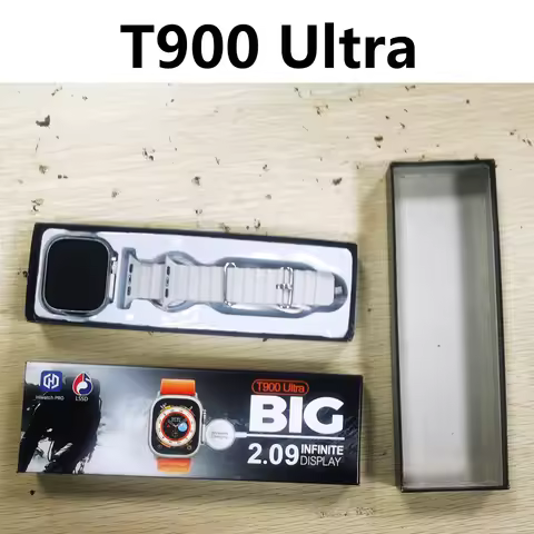 New T900 Ultra Big Smart Watch Wholesale 2.09 inch Bluetooth Call IWO Series 8 Men Women Sports Smar