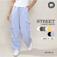 DESINCE Women Korean Street Cargo Pants