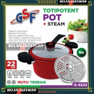 Presto POT TOTIPOTENT POT + STEAM GSF 5222/ PRESTO GSF G 5222 / PRESTO GSF PAN / TOTIPOTENT POT GSF 