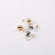 pearl earring earring Water Drop Earrings Titanium Steel Plating 18k Gold