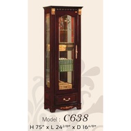 Harga Kilang Almari Pameran Almari Kayu 1 Pintu 1 Laci