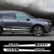 Car Side Skirt Stickers For Acura MDX 1 2 3 YD1 YD12 YD3 Sport Stripes Graphics Vinyl Film Decor Dec