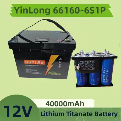 YinLong 66160 12V 40Ah 6S1P High Power Lithium Titanate Battery For Electric Boat/RV/Speaker/Solar B