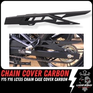 🔥💯 CARBON Cover Rantai Y15 / Y16 Chain Case Cover Peti Rantai Hard Plastik Carbon Y15ZR V1 V2 / Y16 