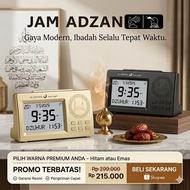 LAYAR AL-FATIHA FAJ-106 BW Digital Adhan Clock with wide digital screen, equipped with 5 time automa
