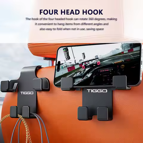 Universal Car Seat Back Rear Hook Multifunctional Hooks For Chery Tiggo 3 TIGGO 4 5 7 PRO 8 plus 3x 