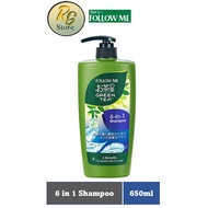 Follow Me Green Tea 6 in 1 Shampoo (650ml)