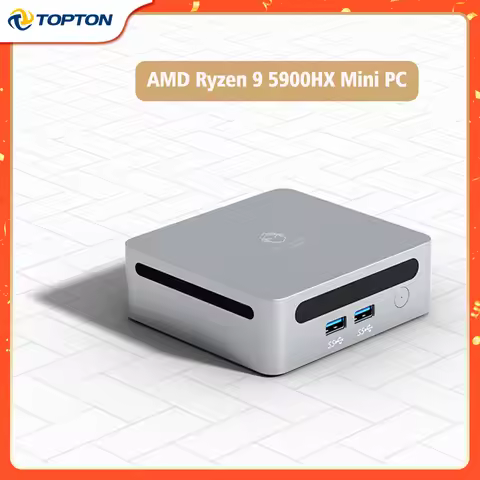 Gaming Mini PC AMD Ryzen 9 5900HX R7 7730U 5875U Windows 11 DDR4 3200MHz NVMe Mini Desktop Computer 