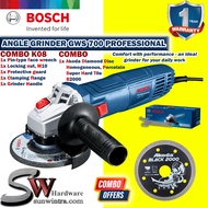 COMBO Bosch GWS700 GWS 700 ANGLE GRINDER 710W + 1X AKODA DIAMOND DISC (DIFFERENT DISC AVAILABLE)(Rep