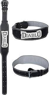 BELCO BELCO1546XXL Diablo Leather Black Gym Belt (XXL (44 inch))