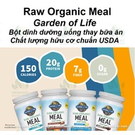 Raw organic meal replacement cereal powder Garden of Life protein