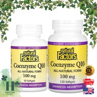Natural Factors Coenzyme Q10 100 mg CoQ10