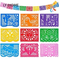 LIAOYING Day of the Dead Party felt Charles Celebration Party Cinco De Mayo Decorations Paper Cuttin