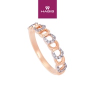 HABIB AROWANA | Round Diamond Ring in 375/9K Rose Gold 265420323(R)-RG