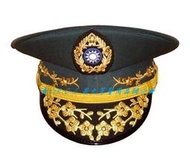 ★☆R.O.C 呆丸軍警用品網(軍用大帽)☆★陸軍上將大盤帽(電腦/手工刺繡均有)【㊣品】