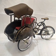 Ready Miniatur Becak Kuningan (Besar)