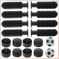 1 Set Of Foosball Handle Set Table Soccer End Caps and Soccer Kit Kids Table Foosball Accessories Se