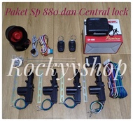 Promo PAKET ALARM MOBIL SILIKON SP 880 DAN CENTRAL LOCK 4 PINTU Diskon