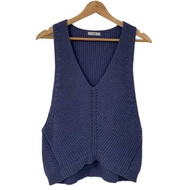 IENA Vest blue Women Direct from Japan Secondhand