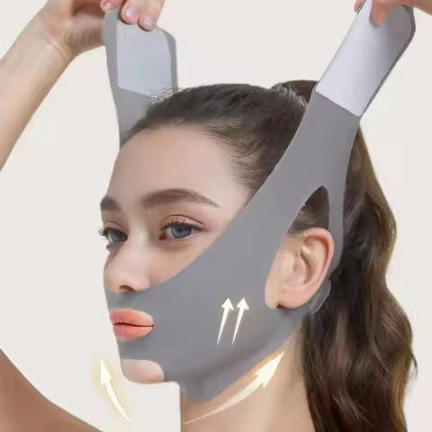 Face Belt Lifting Face Sculpting Sleep Mask Breathable Elastic Lifting Tightening Mask Face Belt Lif
