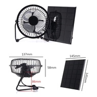 3W 6VSolar Panel Fan  4Inch Solar Fan Can Charge Mobile Phones Mobile Power Supply