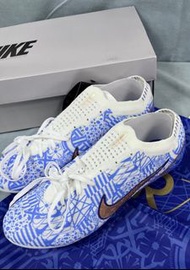 特價出售 Nike Zoom Mercurial Vapor 15 Elite CR7 AG-Pro 人造草地 減震防滑輕便 足球鞋 男款 白藍