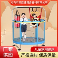A-6🏅Trampoline Household Children's Indoor Small Baby Rub Family Bounce Bed with Safety Net Outdoor Trampoline CCNO